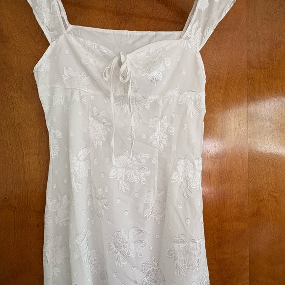 Cider White Floral Lace Chemise